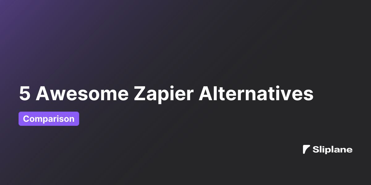 5 Awesome Zapier Alternatives